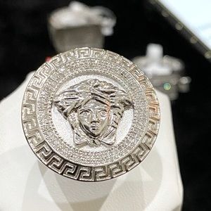 Exclusive REAL DIAMOND Medusa ring for men 100%  real diamonds only one made WOW